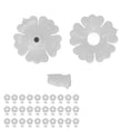 thumbnail image 1 of Hummingbird Feeder Replacement Flowers Bird Feeder Replacement Parts Garden Accessories 30 Set Hummingbird Feeder Flowers Hanging Bird Feeding Ports Replacement Parts Garden, 1 of 8