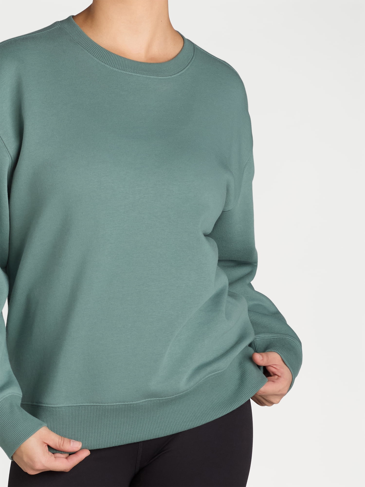 Athletic Works Women's and Women's Plus Crewneck Sweatshirt, Sizes XS-4X