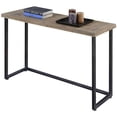 thumbnail image 3 of Pemberly Row Table Console de Ferme en Bois Naturel et Cadre Noir, 3 of 3