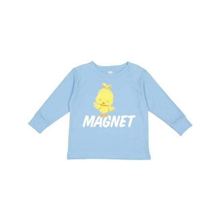 

Inktastic Im a Chick Magnet Gift Toddler Boy Girl Long Sleeve T-Shirt