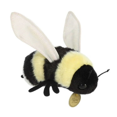 Aurora - Small Yellow Miyoni - 7.5" Bumblebee - Realistic Stuffed Animal