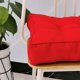 thumbnail image 3 of Xiao Hua Cojín cuadrado acolchado de lino sintético para silla, suave y sólido, cómodo para la oficina, el hogar o el coche, 50 x 50 cm, color rojo, 3 of 4