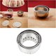 thumbnail image 3 of 3 piezas de acero inoxidable Dumpling Wrapper molde de la galleta de la cocina buñuelo Muffin Scone Sandwich pan cortador de la corteza (borde de onda), 3 of 4