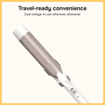 thumbnail image 3 of Conair Double Ceramic 1 1/2" Curling Iron, White/Rose Gold, 1 Count, 3 of 9
