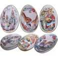 thumbnail image 1 of 6pcs Egg Shape Easter Biscuit Cases Festival Gift Packaging Box Party Candies Boxes Random Style, 1 of 8
