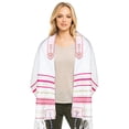thumbnail image 1 of Mantón de oración Halleluyah Messianic Tallit 72 x 22 cm con bolsa acrílica, 1 of 7