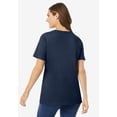 thumbnail image 2 of Woman Within Plus Size Perfect Short-Sleeve Scoopneck Tee, 2 of 6