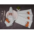 thumbnail image 3 of Vargottam Napkins Autumn Fall PumpkinPrint, DinnerNapkins , 100 % Cotton, Set of 4 ReusableNapkins Set, Size 20X20 Inch,White17,OversizedClothNapkins, 3 of 8