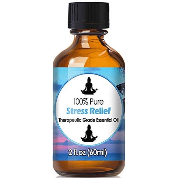 Stress Relief Blend Essential Oil for Diffuser & Reed Diffusers (100 Pure Essential Oil) 60ml