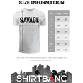 thumbnail image 6 of ShirtBANC Mens Savage Bold Attitude Design Shirt Savagely Hip Hop Mindset Tee, 6 of 6