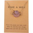thumbnail image 1 of GHSDFBB Best Friend Jewelry We Go Together Necklace Set Sun Moon Necklace Set Imitation Natural Stone Resin Friendship Necklace Message Card Gift Card for Best Friend Girlfriend (Necklace Se, 1 of 7