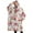 Pioneer Flower Floral-3, variant on Oversized Wearable Blanket Hoodie,Pioneer Flower Floral Print Pattern Sherpa Blanket Hoodie with Super Pockets,Super Warm Fuzzy Pullover for Women & Men