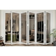 thumbnail image 2 of KaMic 144" x 80" 5 Panels Aluminum Folding Door In White, Folded Out From Left To Right, 2 of 7