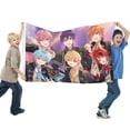 thumbnail image 2 of Príncipe Fresa Bandera impresa con temática, regalo perfecto para fanáticos, amigos y familiares, y adecuada para actividades al aire libre e interiores, decoraciones de fiesta. 90 cm × 150 cm., 2 of 6