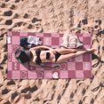 thumbnail image 3 of HBBKVI Oversized Beach Towel 35" × 71", Fashion Flower Bath Towels for Beach Travel Camping Picnic, Colorful Super Absorbent Sand Proof Quick Dry Towels, 3 of 5