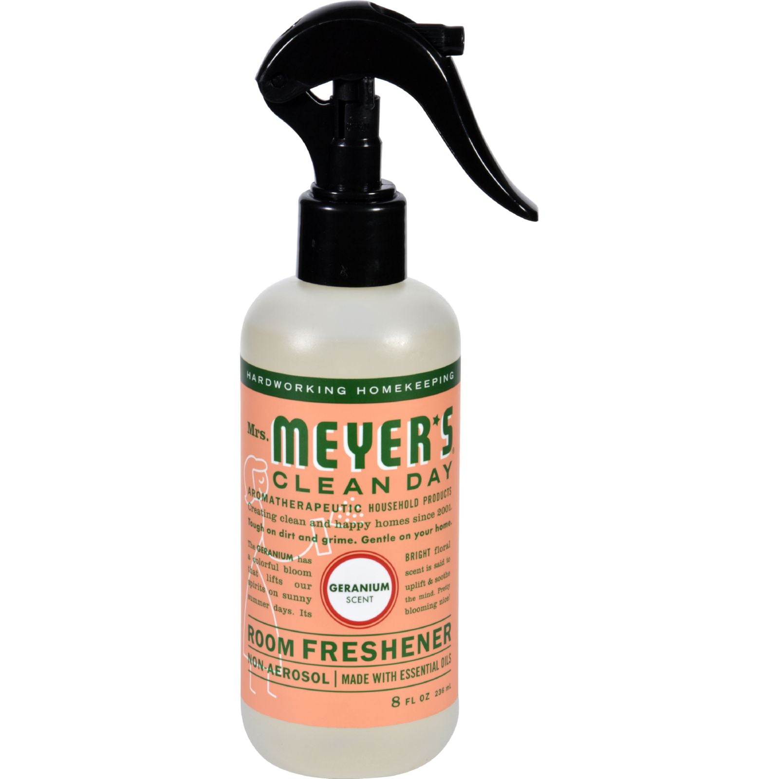 Mrs. Meyer's Clean Day Room Freshener Spray Bottle, Geranium Scent, 8