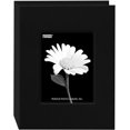 thumbnail image 1 of Photo Albums 24 Pocket Fabric Frame Cover Photo Album, Deep Black, 1 of 3