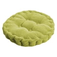 thumbnail image 4 of Toystoory Almohadillas redondas de pana para silla Cojín de asiento cálido de color sólido Cojín para sillas de comedor Almohadilla para Type2 NO2, 4 of 6