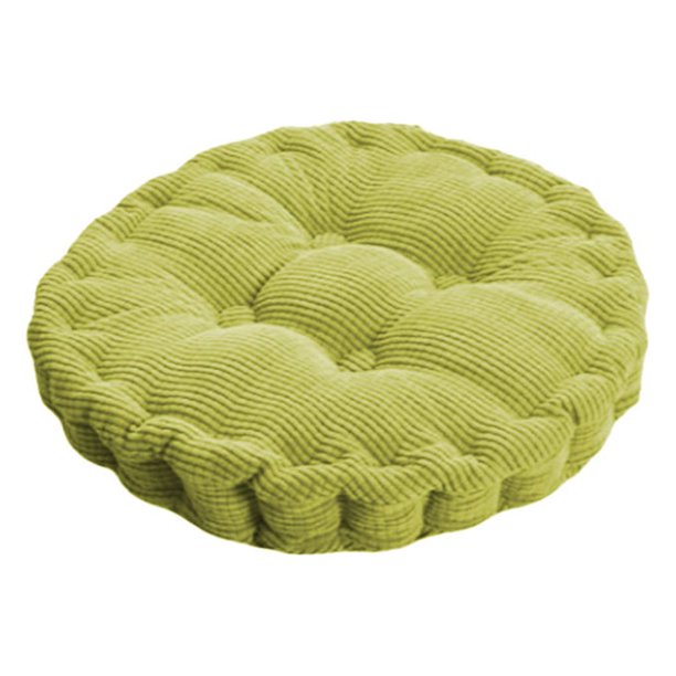 Almohadillas redondas Toystoory de pana para silla Cojín de asiento cálido de color sólido Almohadilla para sillas de comedor