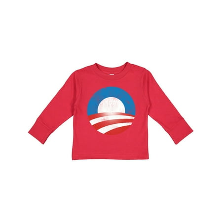 

Inktastic Obama Logo (Vintage Look) Gift Toddler Boy or Toddler Girl Long Sleeve T-Shirt