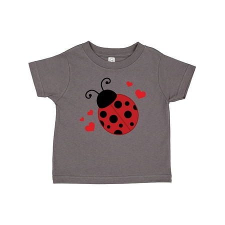 

Inktastic Lady Bug and Hearts Gift Toddler Toddler Girl T-Shirt