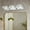 3 Square Lights Cold White, variant on MONIPA Modern Wall LED Lamp Vanity Make-up Light Crystal Front Mirror Toilet Light