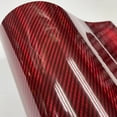 thumbnail image 3 of Lefu Autocollants de Voiture Brillants Arc-en-Ciel Fibre de Carbone Rouges Autocollants de Moto en Vinyle, 3 of 9