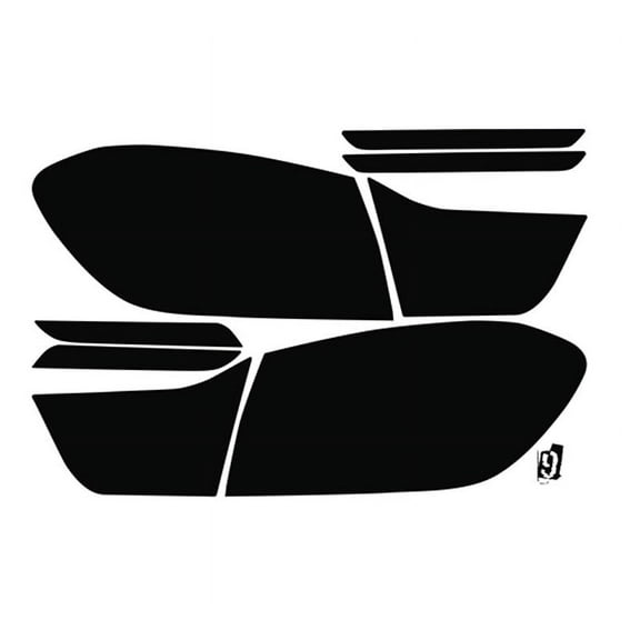 Subject 9 - Fits: BMW 4-Series 420 428 430 435 Pre-Cut Vinyl Overlay Tint Taillight Covers Plus (2014 2015 2016 2017 2018 2019 2020) DARK