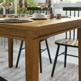 thumbnail image 4 of Emma + Oliver 47" Rectangle Wooden Dining Table for 4 in Matte Brown, 4 of 12