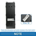 thumbnail image 4 of Interruptor de ventana eléctrica Unique Bargains No.93571D4000 para el lado del conductor delantero para Kia Optima 2016-2020 Negro, 4 of 7