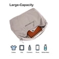 thumbnail image 6 of Gustave Women's Large Nylon Slouchy Hobo Bag Lightweight Soft Tote Bag Underarm Shoulder Handbag with Multiple Pockets for Casual Travel Daily Use - Beige, 6 of 7