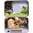thumbnail image 2 of Casa de muñecas en miniatura de madera 3D creativa de 9 estilos, kit de casa de muñecas DIY con muebles, kit de caja de teatro DIY, juguetes navideños DIY, 2 of 8