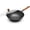 Spin-Forged Refined Iron, variant on 11" Round Bottom Carbon Steel Wok, Traditional Chinese Stir Fry Pan for Gas Stove & Wok Ring, Round-Bottom Induction Wok Burner Compatible, Uncoated Small Wok Pan