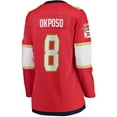 thumbnail image 3 of Women's Fanatics Kyle Okposo Red Florida Panthers Home Breakaway Player Jersey, 3 of 3