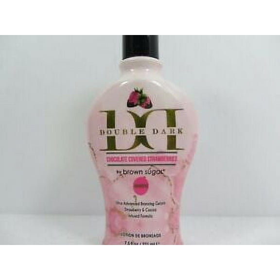 BROWN SUGAR DOUBLE DARK CHOCOLATE COVERED STRAWBERRIES 400X 7.5oz TANNING LOTION