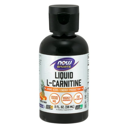 - Liquid L-Carnitine Tropical Punch Now Foods 2 fl oz Liquid