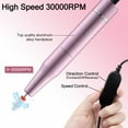 thumbnail image 6 of AsterOutdoor 30,000RPM USB Nail Drill Machine Acrylic Gel Polish, Electric Manicure Machine, Pink, 6 of 7