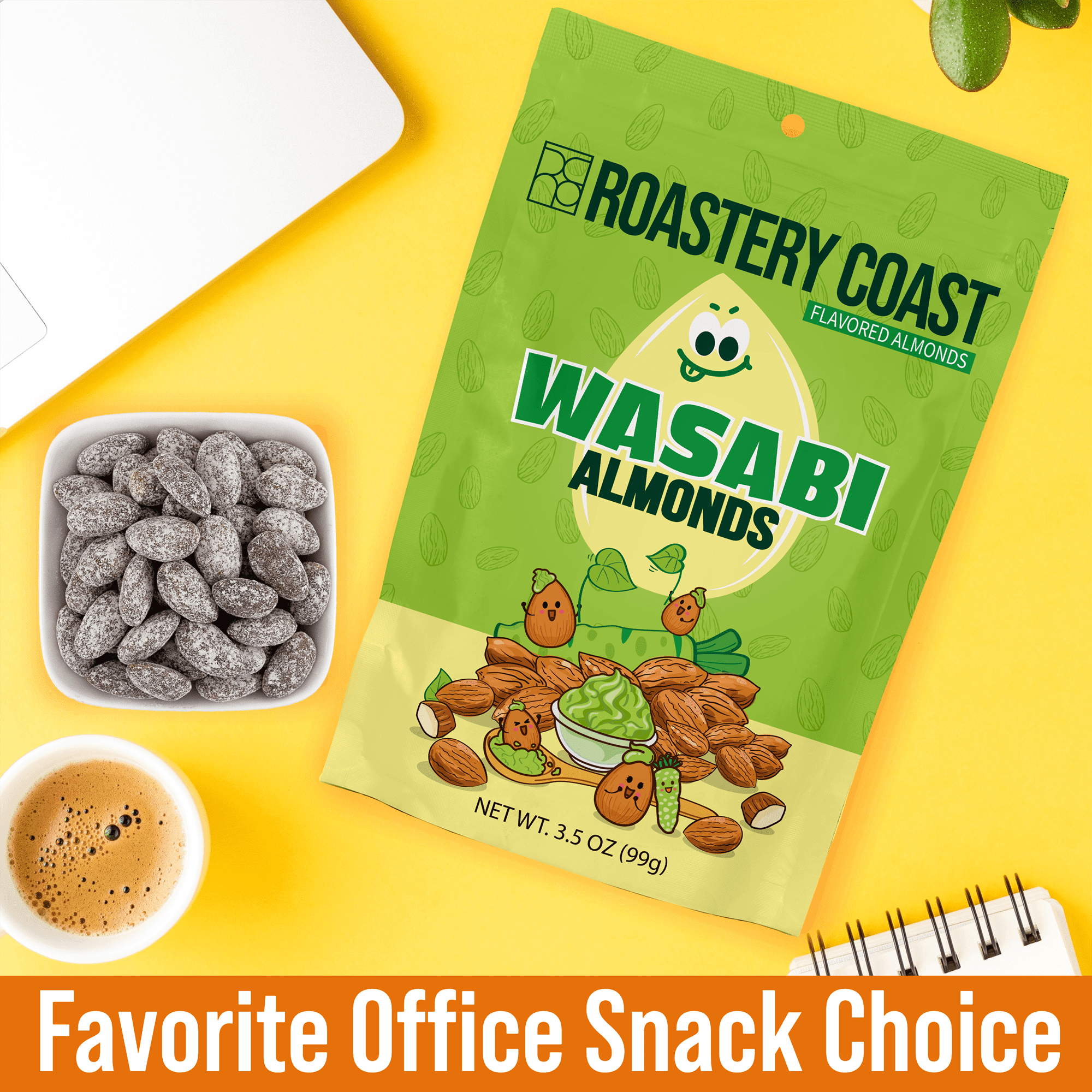 Roastery Coast Wasabi Almonds