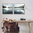 thumbnail image 2 of Stupell Industries Misty Morning Lake Water Landscape Tree Forest Mountains, 24 x 24, Design by Carol Robinson, 2 of 7