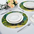 thumbnail image 6 of IAUYY Set of 1 Round Placemats for Dining Tables Heat-Resistant and Wear-Resistant DIY Printing Design Table Placemats，Applicable for Christmas Full Color Presentation, 6 of 7