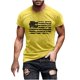 thumbnail image 2 of Camiseta deportiva de manga corta con estampado digital 3D de flores y cuello redondo para hombre, 2 of 5
