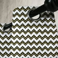 thumbnail image 3 of Ambesonne Chevron Grommet Curtain, Parallel Striped Lines, 50" x 84", White Yellow, 3 of 6
