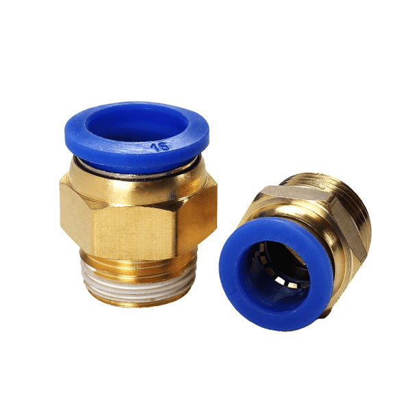 4mm 6mm 8mm 10mm 12mm Tube Fittings PC Series Pneumatic Push-in ...