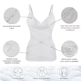 thumbnail image 4 of MISS MOLY 3 Pack Shapewear Camisole for Women Tummy Control Compression Tanks Cami Tops V-Neck Camisoles, 4 of 5