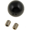 thumbnail image 2 of Help By Dorman Shifter Knob 76933 Automatic Transmission; Round Ball; Screw On; Black; Plastic/Metal; With One Shift Knob/2 Inserts, 2 of 2