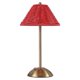 thumbnail image 2 of Lámpara de mesa LED inalámbrica lámpara de mesa táctil de ratán dimmable recargable (rojo), 2 of 8