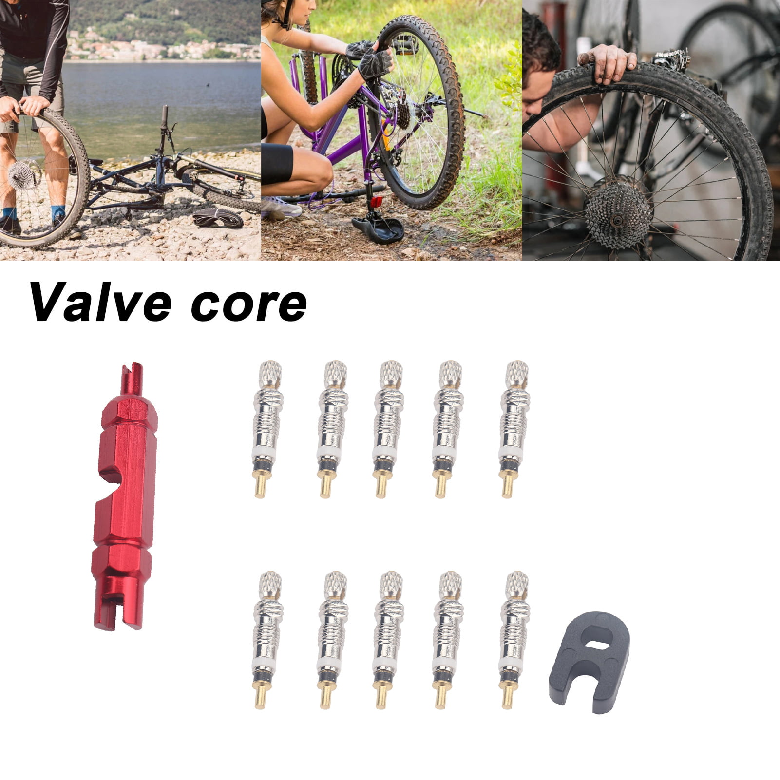 PRESTA VALVE CORES Replacement Bicycle Mountain Bike Mtb Road CX Cycles Tubeless 