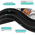 thumbnail image 6 of Happy Halloween Pumpkin Dog Mat for Food and Water Absorbent Water Non-Skid 17x30 Inch Pet Food Mat Horror Pumpkin Ghost Cat Feeding Mat EcoFriendly Durable Pet Placemat, 6 of 7