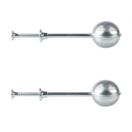 

Wozhidaoke valentines day decor 2Pcs Teaspoon Locking Tea Ball Steel Stainless Leaf Infuser Loose Filter Kitchen Dining Bar office supplies home