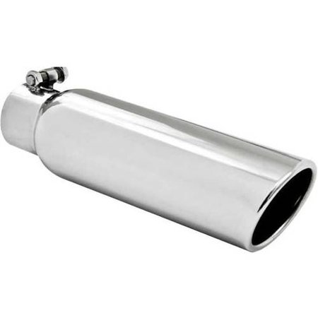 MBRP 3.5" Aluminized Steel Exhaust Pipe - 45 Degree Mandrel Bend, 12" Legs, Universal Fit (MB2011)